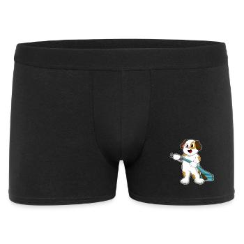 Pompier chien Boyaux d’incendie Brigade d’incendie - Boxer Homme - noir - Devant