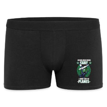 Skydiving Skydiver Tandem Jump Gift - Men's Boxer Shorts - black - Front