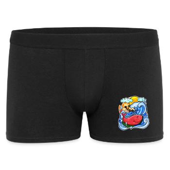 Watermelon Whale - Men's Boxer Shorts - black - Front