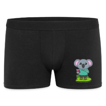 Koala Teacher Pointing Stick School - Men's Boxer Shorts - black - Front