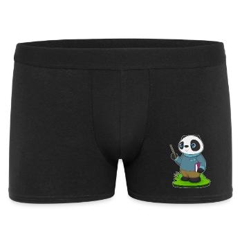 École de Pointer Enseignante Panda - Boxer Homme - noir - Devant