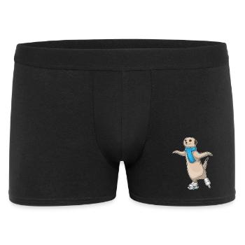 Suricates patins à glace - Boxer Homme - noir - Devant