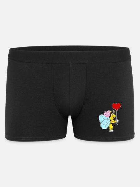 Bee Bride Balloon Wedding - Men's Boxer Shorts - black