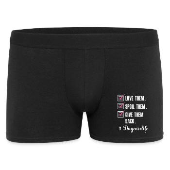 Love Daycare Provider Childcare Teacher - Men's Boxer Shorts - black - Front