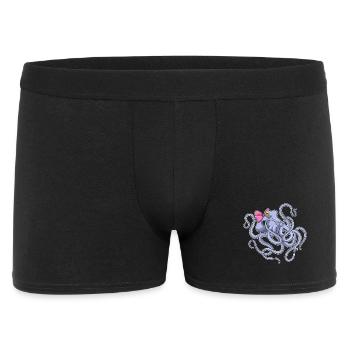 Octopus Loop - Men's Boxer Shorts - black - Front