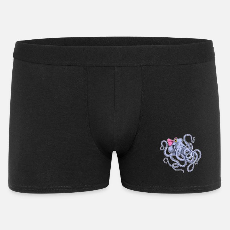 Krake Schleife - Männer Boxer Shorts - Schwarz