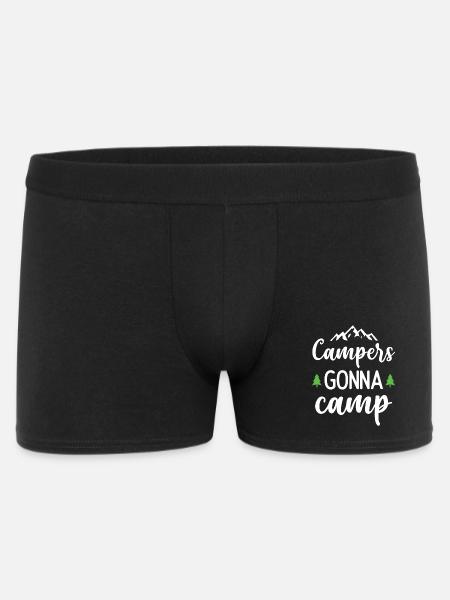 Campers Gonna Camp - Men's Boxer Shorts - black