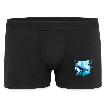 Motif de requin-baleine : Une majesté - Boxer Homme - noir - Devant