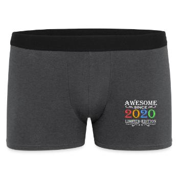 2020 - Vintage 2020 - Fantastic since 2020 - Men's Boxer Shorts - charcoal grey - Front