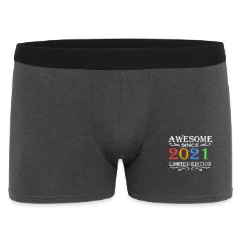 2021 - Vintage 2021 - Men's Boxer Shorts - charcoal grey - Front