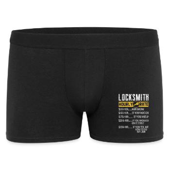 Locksmith Hourly rates Locksmith - Men's Boxer Shorts - black - Front