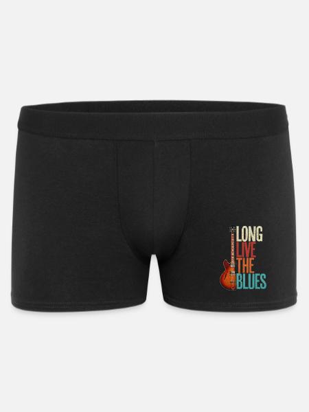 Blues Music Guitar Funny Dicton pour guitariste - Boxer Homme - noir