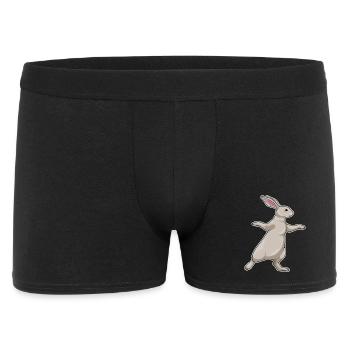 Rabbit Yoga Fitness Gymnastics - Men's Boxer Shorts - black - Front