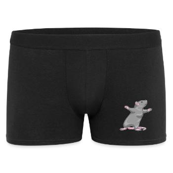 Rat Yoga Fitness Gymnastics - Men's Boxer Shorts - black - Front