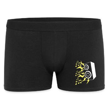 Speaker and music - Men's Boxer Shorts - black - Front