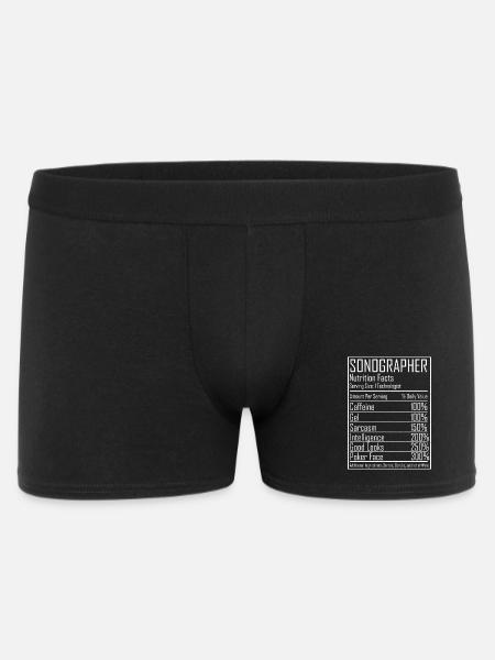 Ultrasound Tech Sonographer Radiology Nutrition - Men's Boxer Shorts - black