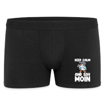 North Sea Moin Low German - Men's Boxer Shorts - black - Front