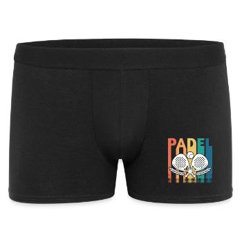 Padel Tennis Retro Vintage - Men's Boxer Shorts - black - Front