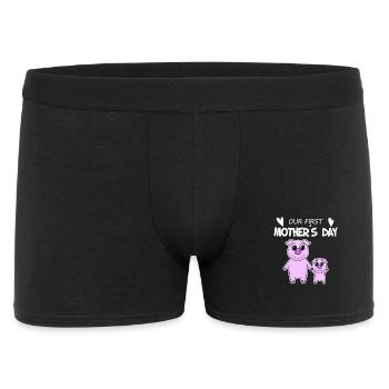 Mother's Day - First Mother's Day Gift - Men's Boxer Shorts - black - Front