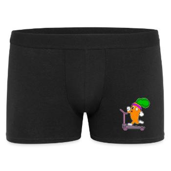 Carrot Workout Treadmill Fitness - Men's Boxer Shorts - black - Front