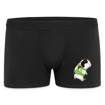 Cochon d’Inde joggeur jogging sport - Boxer Homme - noir - Devant