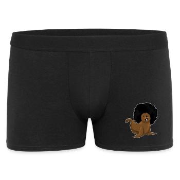 Coiffure afro Seal - Boxer Homme - noir - Devant