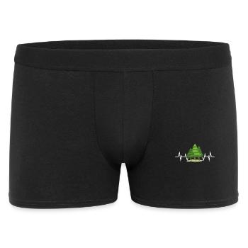 Forest Trees Hike - Men's Boxer Shorts - black - Front