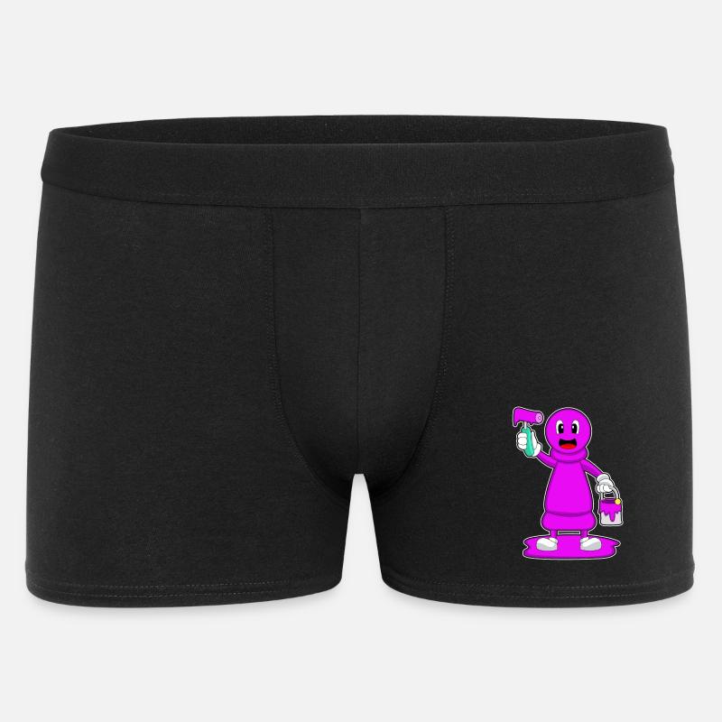 Schachfigur Bauer Schach - Männer Boxer Shorts - Schwarz