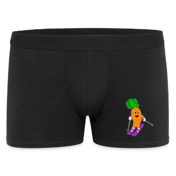 Carrot Skier Ski - Men's Boxer Shorts - black - Front
