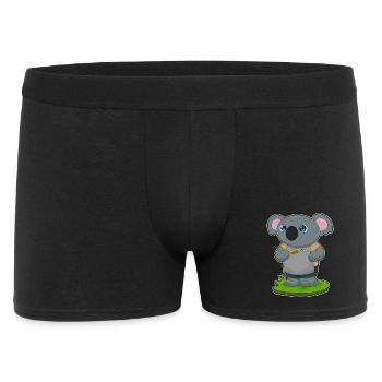 Koala Coiffeur Ciseaux Peigne - Boxer Homme - noir - Devant