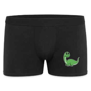 Little cute green dinosaur - Men's Boxer Shorts - black - Front