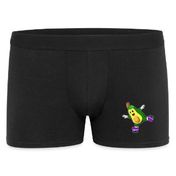 Avocado Inline skating Inline skates - Männer Boxer Shorts - Schwarz - Vorne