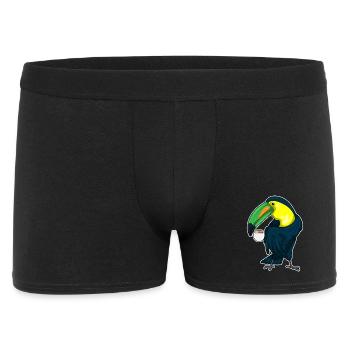 Toucan cup of coffee - Men's Boxer Shorts - black - Front