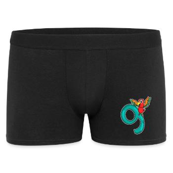 9 Birthday 9 years old with animal motif - nine - Men's Boxer Shorts - black - Front