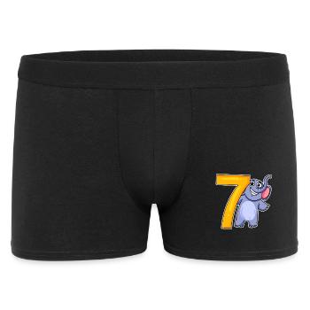 sept - 7 - Boxer Homme - noir - Devant