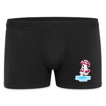 Mushroom Swimming Water Jump Summer - Men's Boxer Shorts - black - Front
