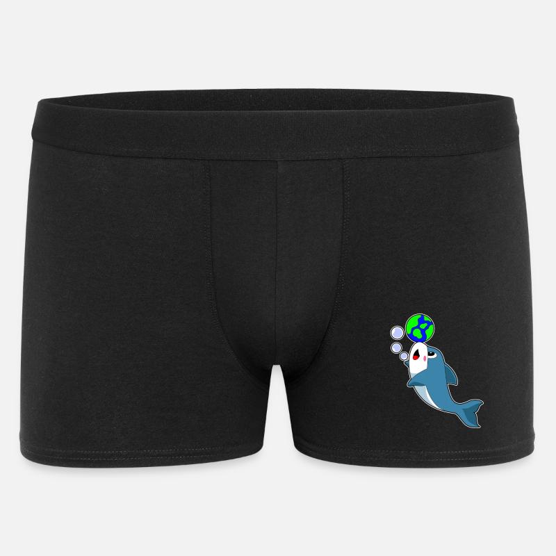 Terre de dauphins - Boxer Homme - noir