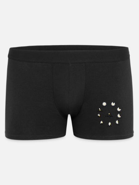 marguerite pétales amour V2 - Boxer Homme - noir
