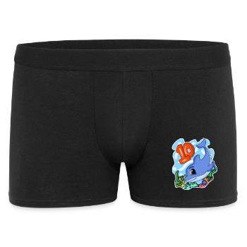 10th Birthday Motif Dolphin - dix ans - Boxer Homme - noir - Devant