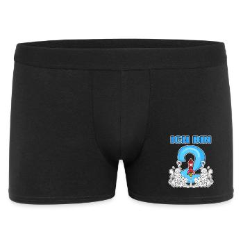 2 Geburtstag Junge Astronaut - zwei Jahre - Männer Boxer Shorts - Schwarz - Vorne