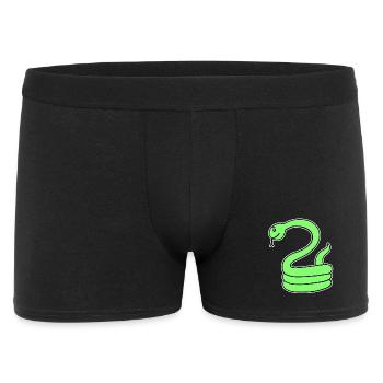 Snake - Green Snake - Men's Boxer Shorts - black - Front