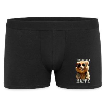Quokka Be Quokka Happy Australie Smile Quokkas - Boxer Homme - noir - Devant