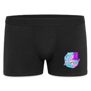 Mädchen - 10. Geburtstag Meerjungfrau - Tochter - Männer Boxer Shorts - Schwarz - Vorne