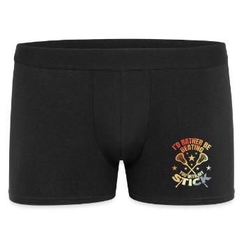 Drôle de blague sur la crosse - Boxer Homme - noir - Devant