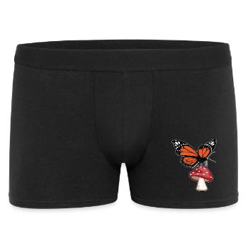 Butterfly mushroom - Men's Boxer Shorts - black - Front