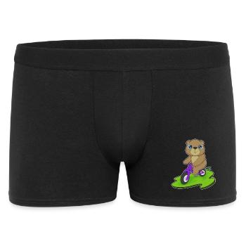 Bear Bike - Men's Boxer Shorts - black - Front