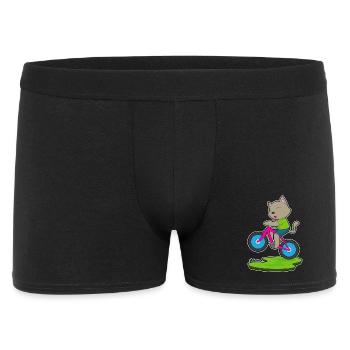 Cat Bike - Men's Boxer Shorts - black - Front