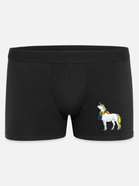 Foulard licorne - Boxer Homme - noir