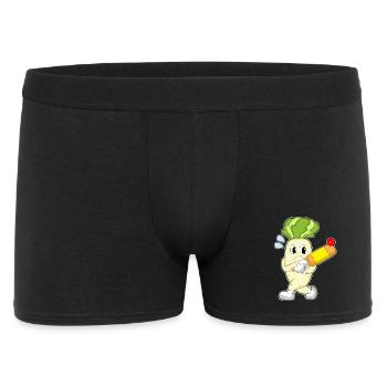 Radish Cricket Cricket Bats - Men's Boxer Shorts - black - Front