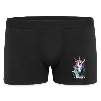 Evil Unicorn Head Unicorn Lover Gift - Boxer Homme - noir - Devant